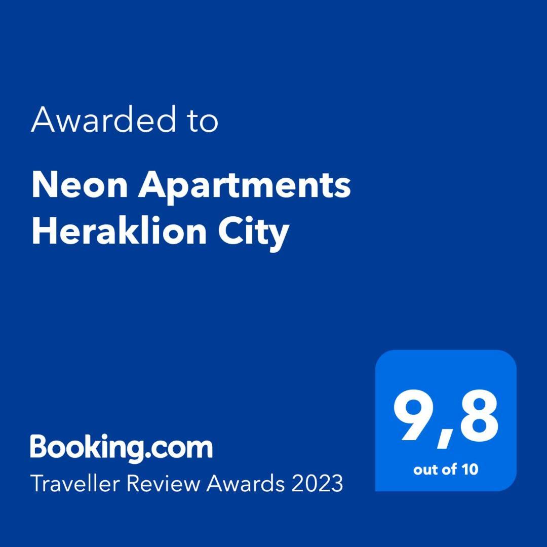 Neon Apartment, Modern, High Quality, Central Apt, Heraklion City Ngoại thất bức ảnh
