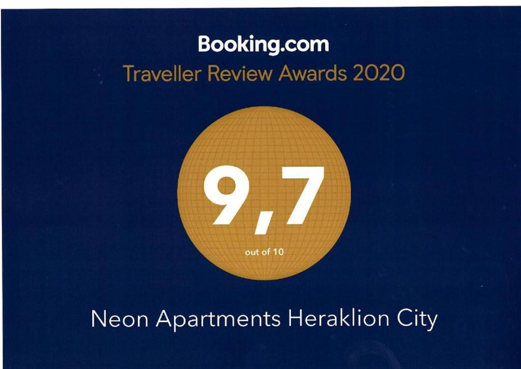 Neon Apartment, Modern, High Quality, Central Apt, Heraklion City Ngoại thất bức ảnh